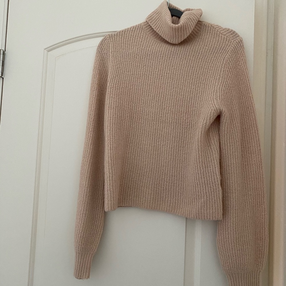 Cream cowlneck sweater